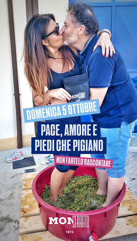 vendemmia a benevento per adulti e bambini con pigiatura uva