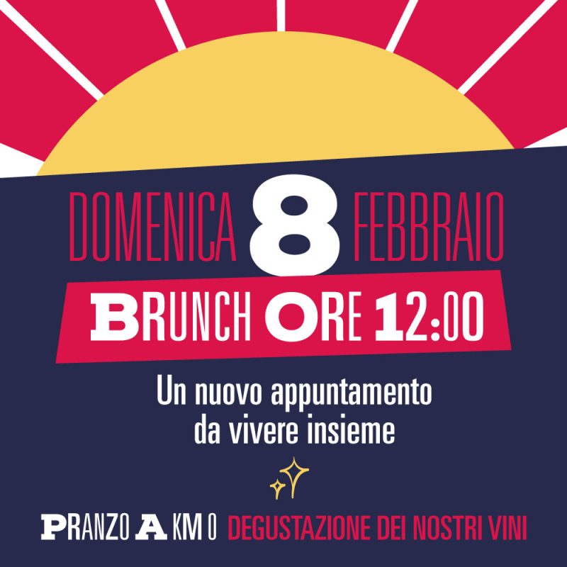 Brunch in Cantina – Domenica 8 Febbraio  Monserrato 1973 | Ore 12:00 - Privato